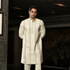 Pistachio Green Embroidered Kurta With Pintex