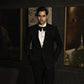 Black Embroidery Blingy Tuxedo