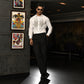 White Pintex Embroidered Shirt