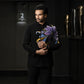 Black Hand Painted Prince Suit